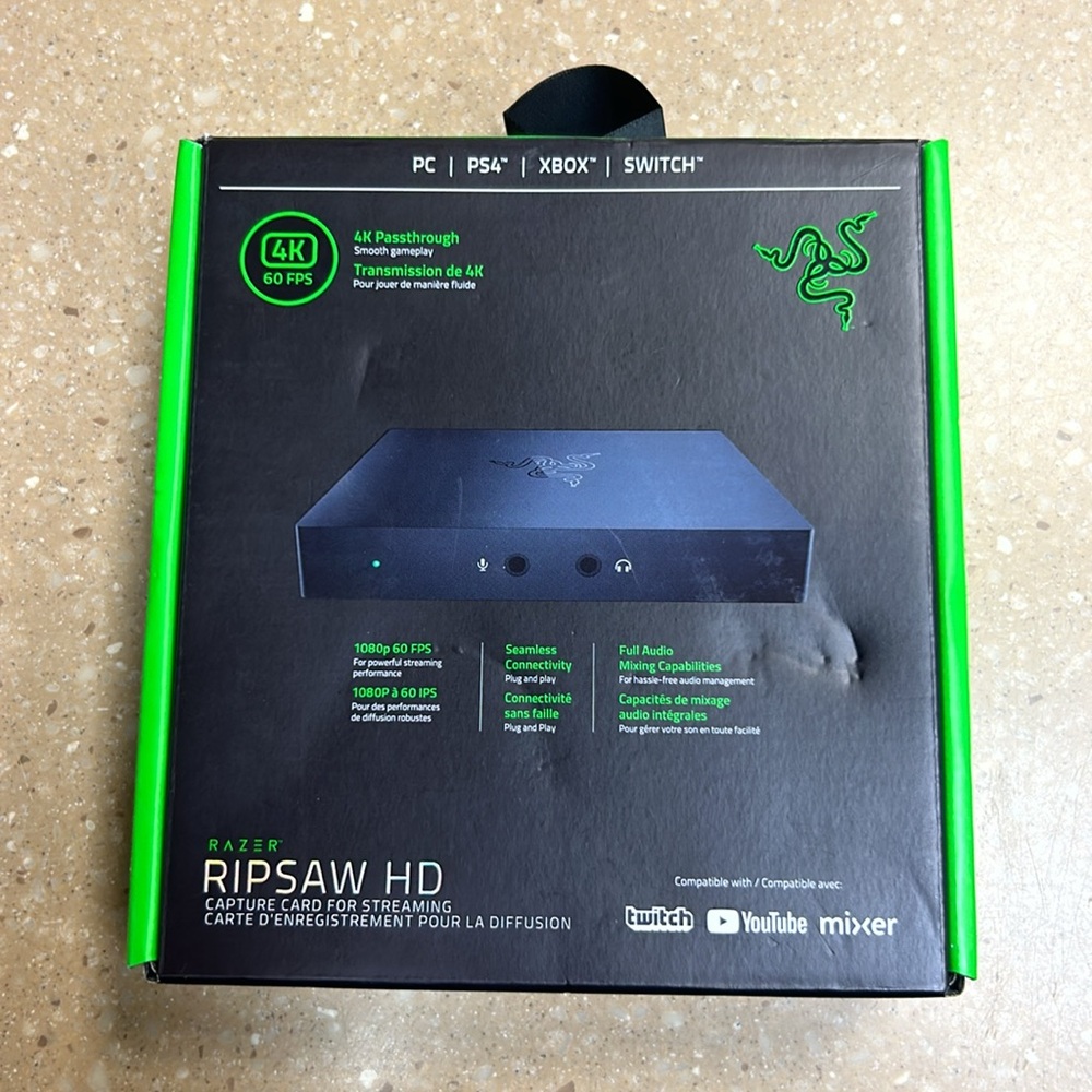 Razor Ripsaw HD Capture Card , Unused! - Picture 11 of 14